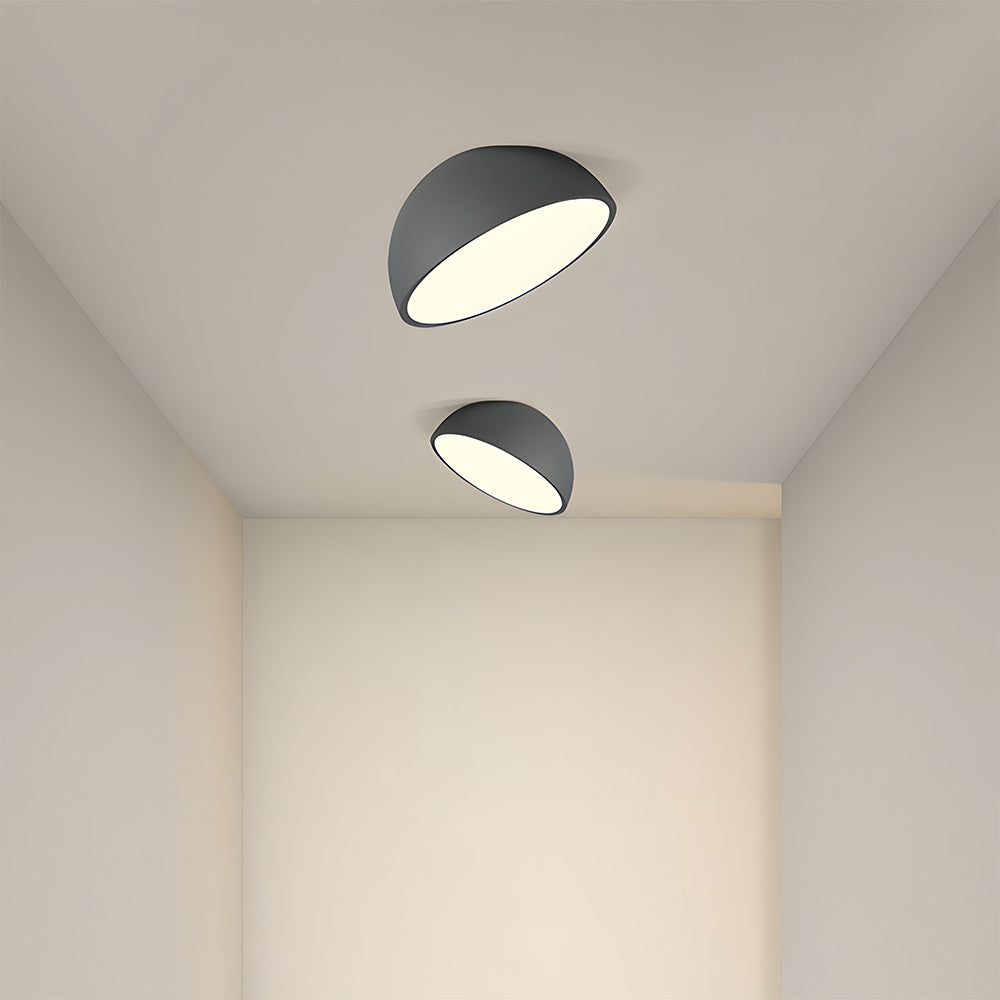 Nordic Minimalist Round Iron LED Ceiling Light for Living Room