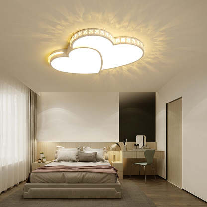 Lampsmodern Ceiling Lights Iron Led White Ceiling Lighting For Living Room