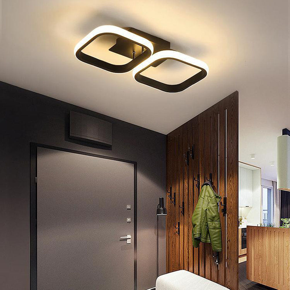 Modern Metal Round Bedroom Ceiling Light