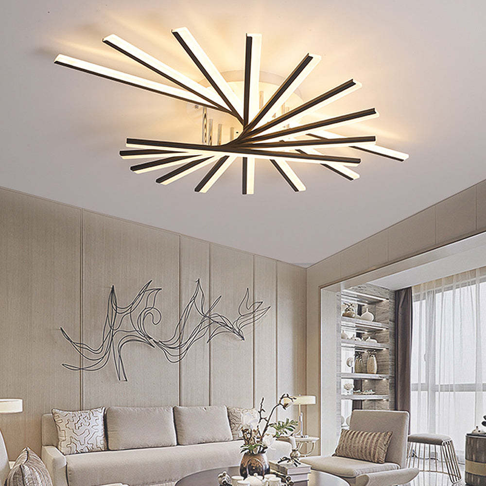 Nordic Minimalist Iron LED Ceiling Lighting
