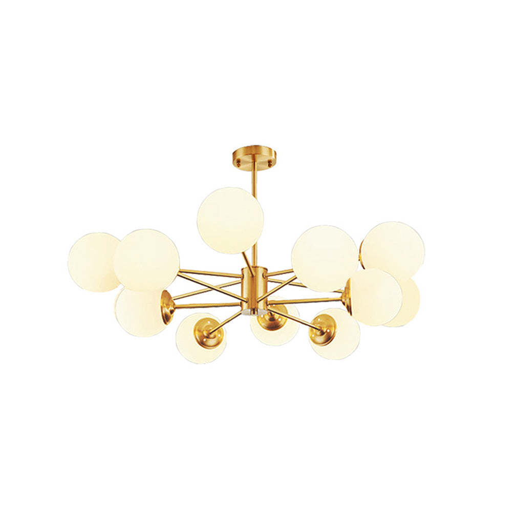 Modern Gold Luxury Brass Chandelier Light For Bedroom