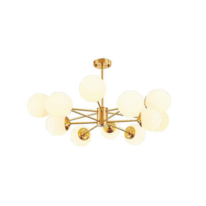 Modern Gold Luxury Brass Chandelier Light For Bedroom