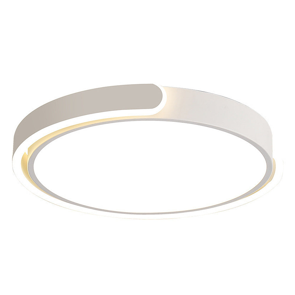 Minimalist Round Acrylic Colorful Bedroom LED Ceiling Light