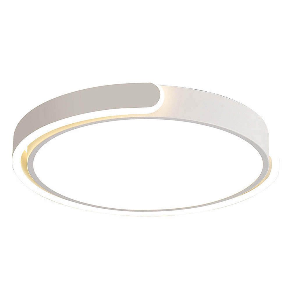 Minimalist Round Acrylic Colorful Bedroom LED Ceiling Light