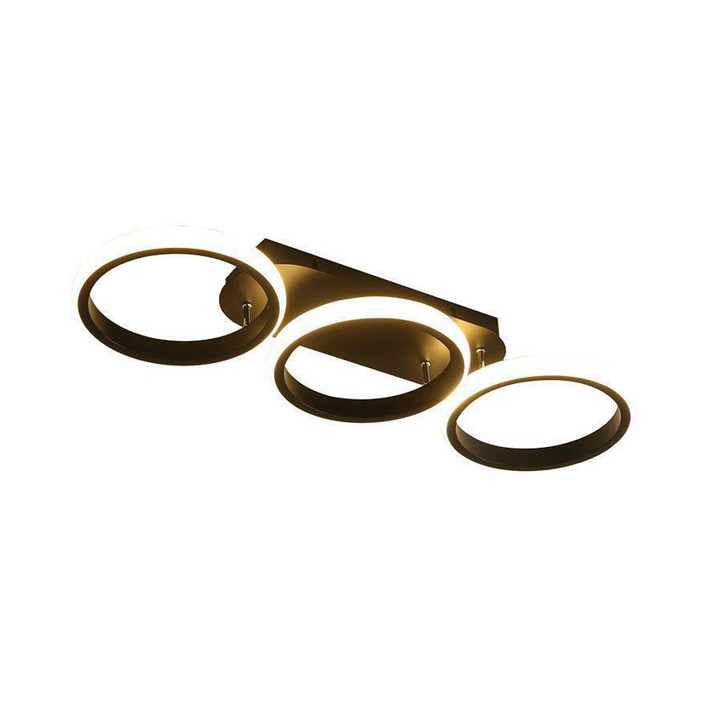 Modern Metal Round Bedroom Ceiling Light