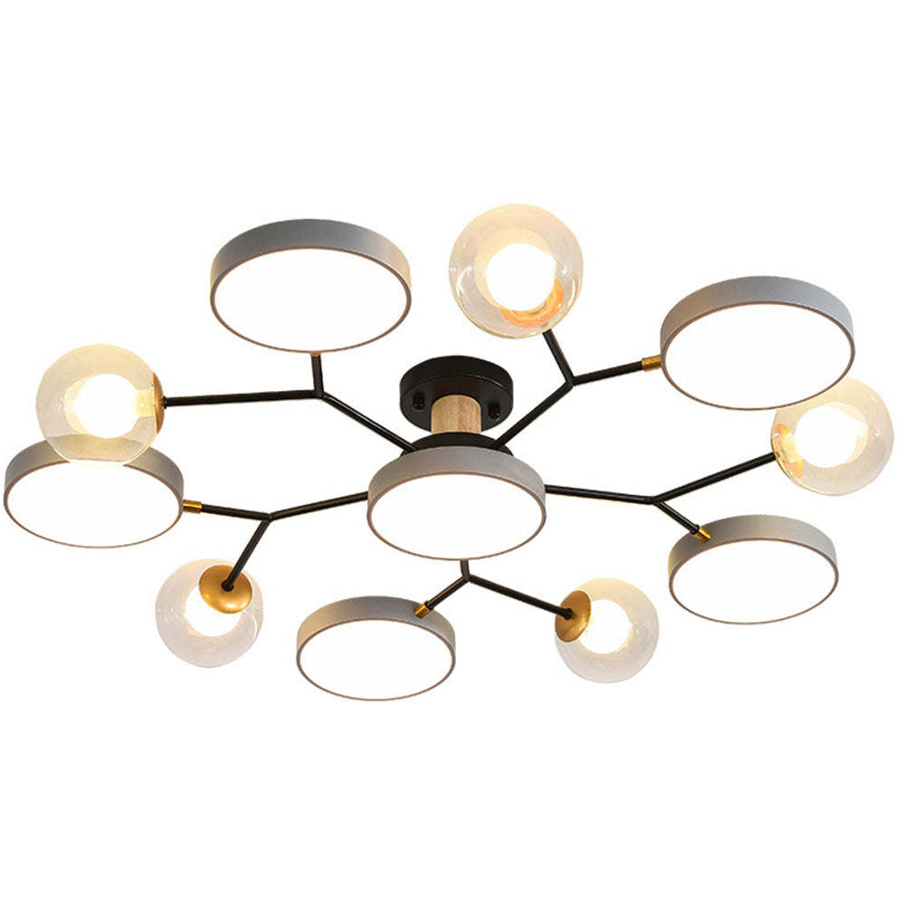 Multi Bulbs LED Colorful Living Room Ceiling Light