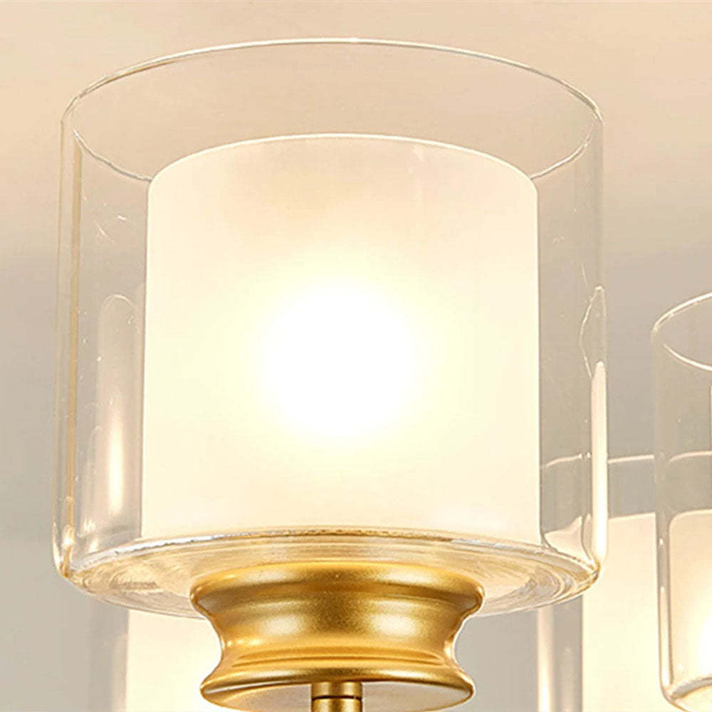 Multi-Bulbs Glass Dining Room Ceiling Lights