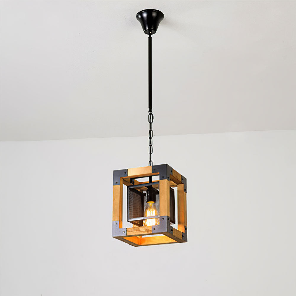 Industrial Black Metal Pendant light