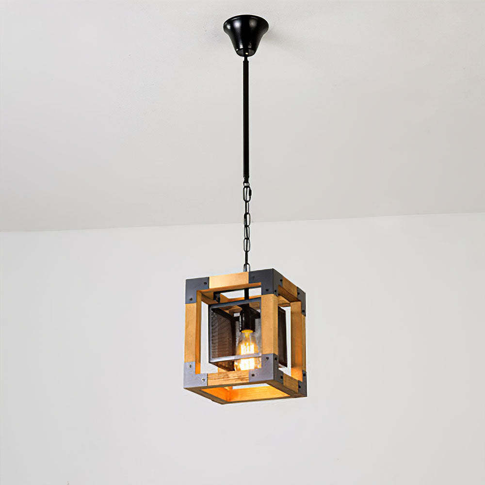 Industrial Black Metal Pendant light