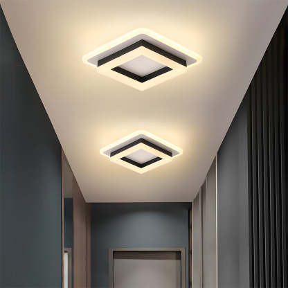 Geometric Square Hallway LED Ceiling Lights