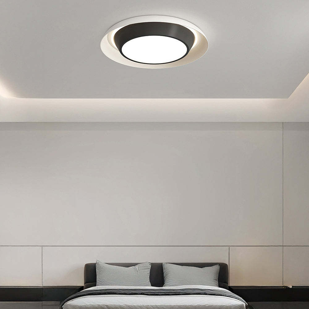 Homdiy Ceiling Lights Modern Round Acrylic Bedroom LED Ceiling Lighting