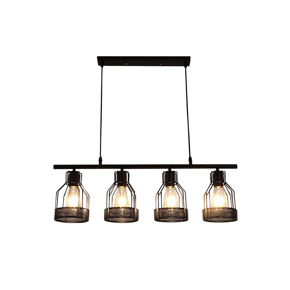Multi-Bulbs Vintage Pendant Light For Dining Room