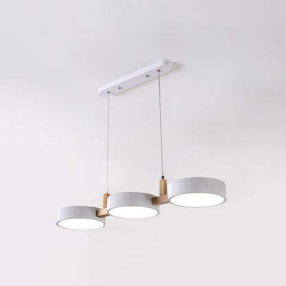 Contemporary Cylinder Multi Light Nordic Pendant Light