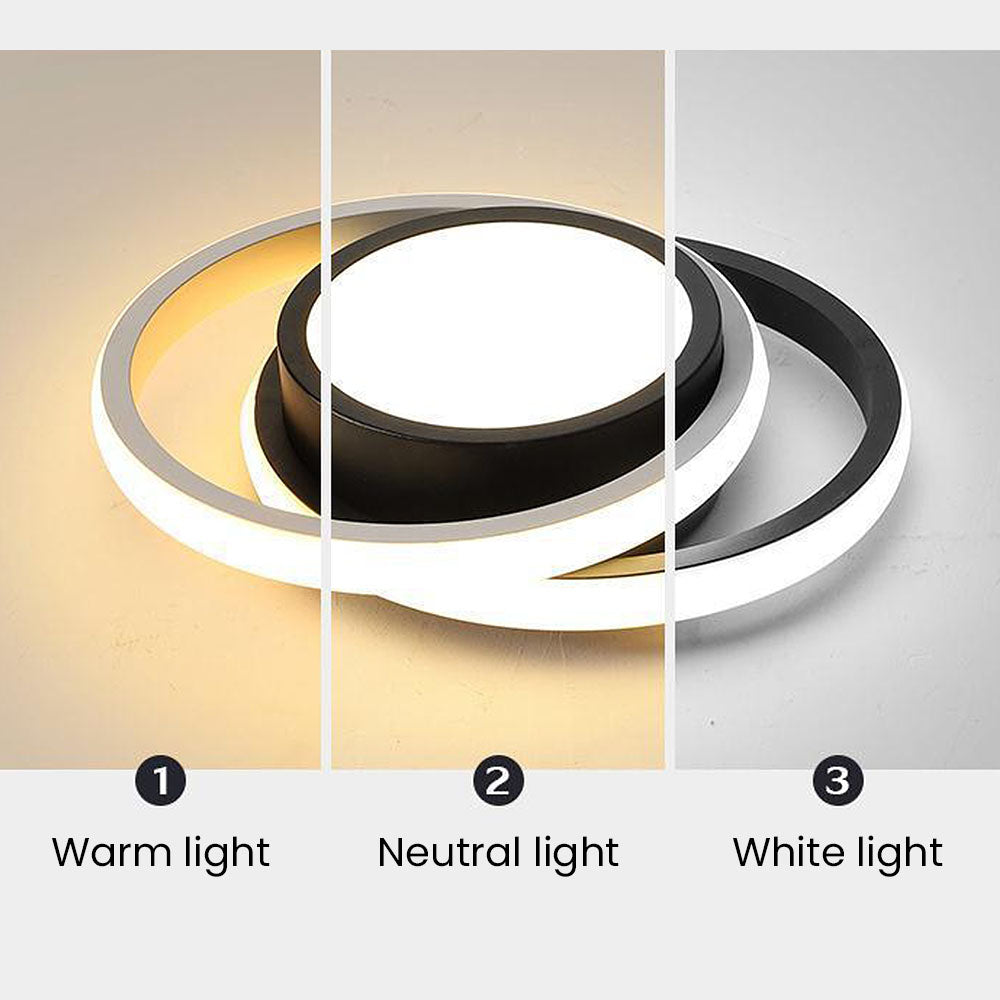Double Ring Simple LED Ceiling Lamp