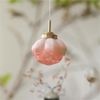 Homdiy Vintage Art Glass Hanging Lamp Kitchen Hanging Lamps