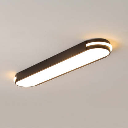 Industrial Acrylic Long Elegant Living Room Flush LED Ceiling Lights