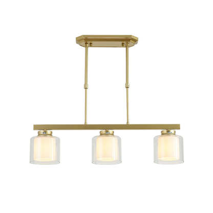 Multi-Bulbs Glass Dining Room Ceiling Lights