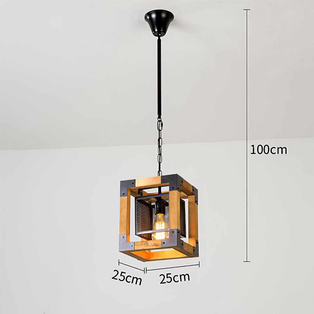 Industrial Black Metal Pendant light