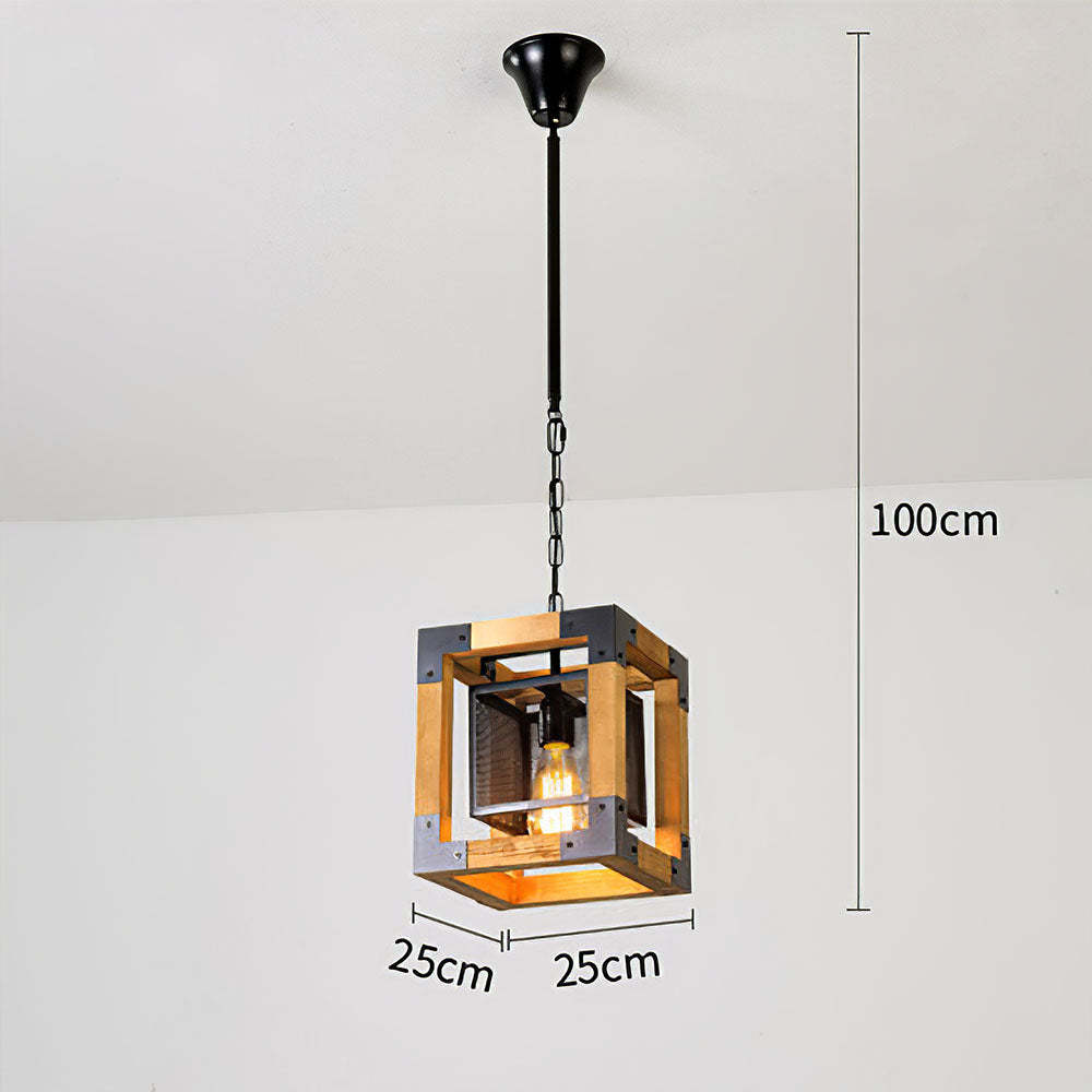 Industrial Black Metal Pendant light