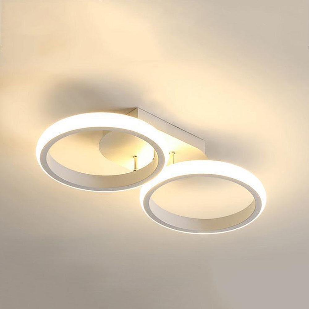 Modern Metal Round Bedroom Ceiling Light