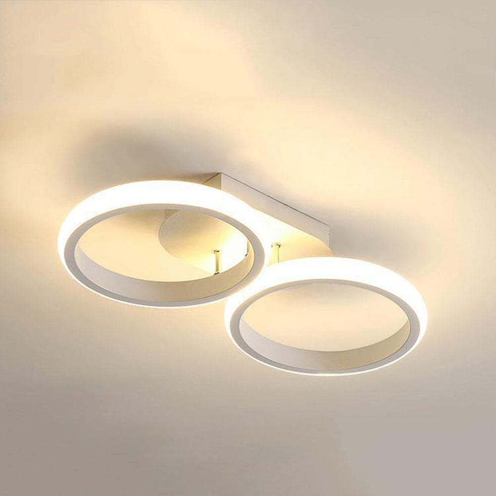 Modern Metal Round Bedroom Ceiling Light
