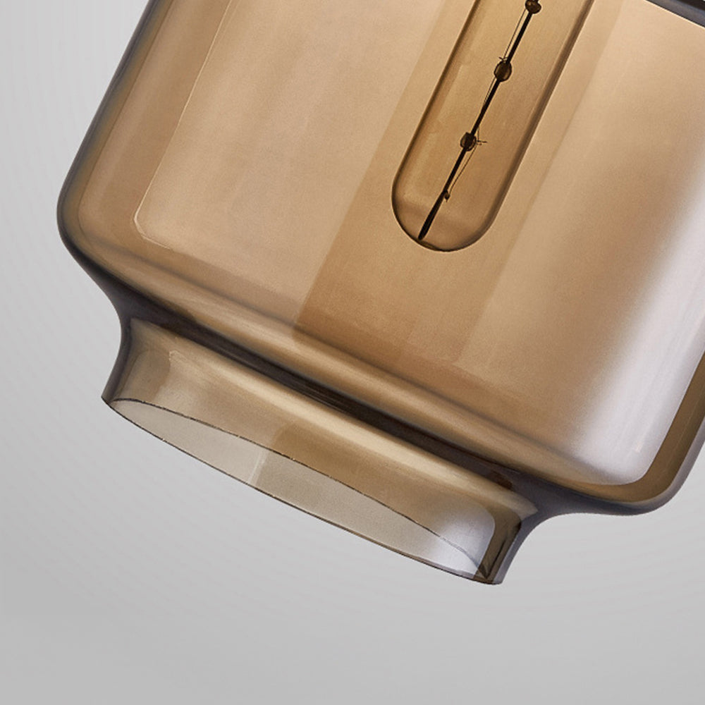 Retro Rustic Brown Organic Dining Room Pendant Lights