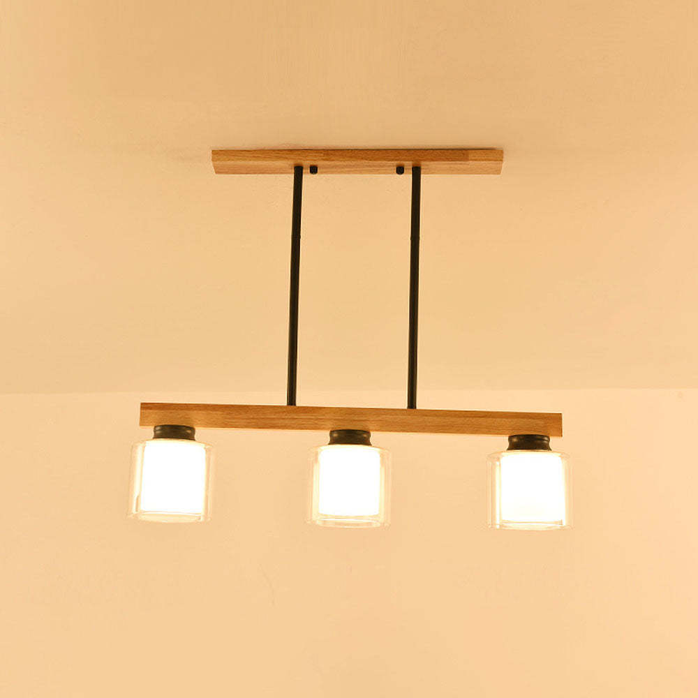 Modern Wood Bar pendant light For Kitchen Island