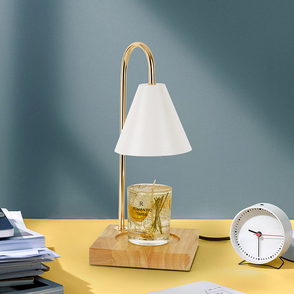 Wood Simple Iron Bedroom Mini Candle Warmer Light