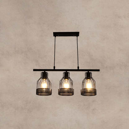 Multi-Bulbs Vintage Pendant Light For Dining Room