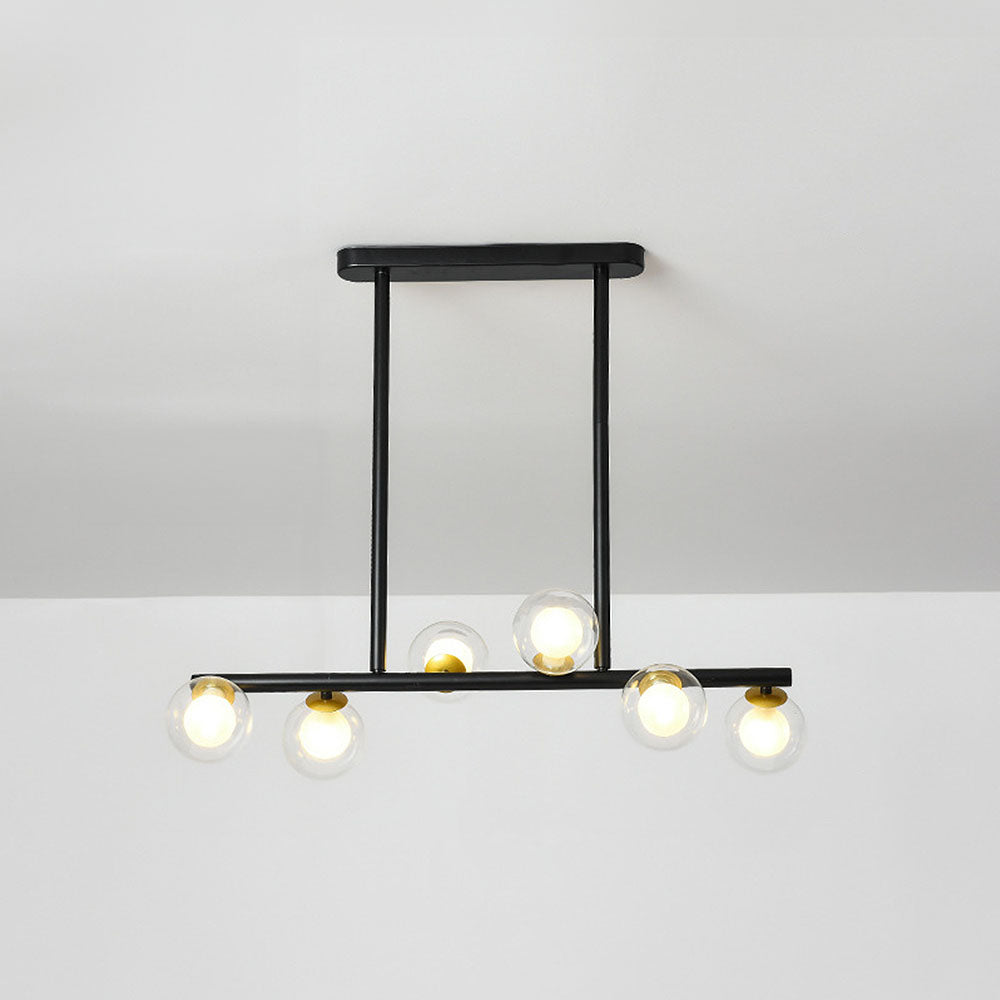 Modern Glass Ceiling Bar Lights For Kitchen Island