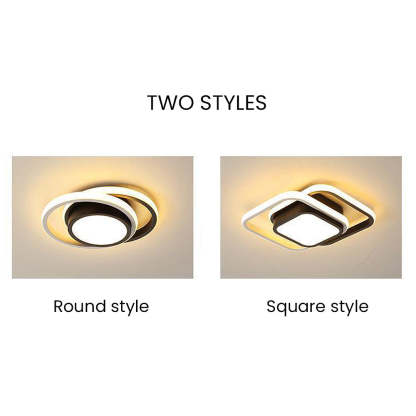 Double Ring Simple LED Ceiling Lamp