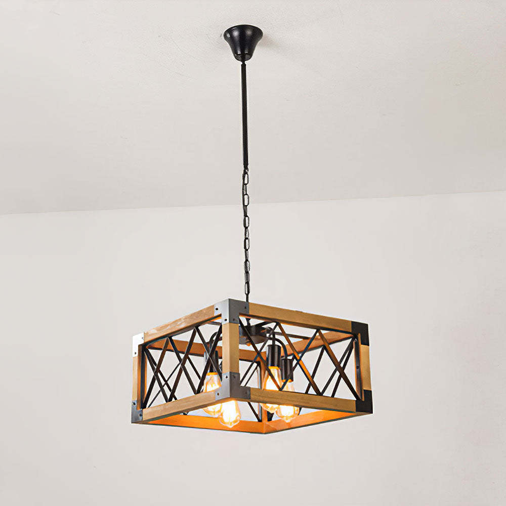 Industrial Black Metal Pendant light