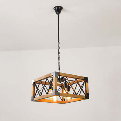 Industrial Black Metal Pendant light