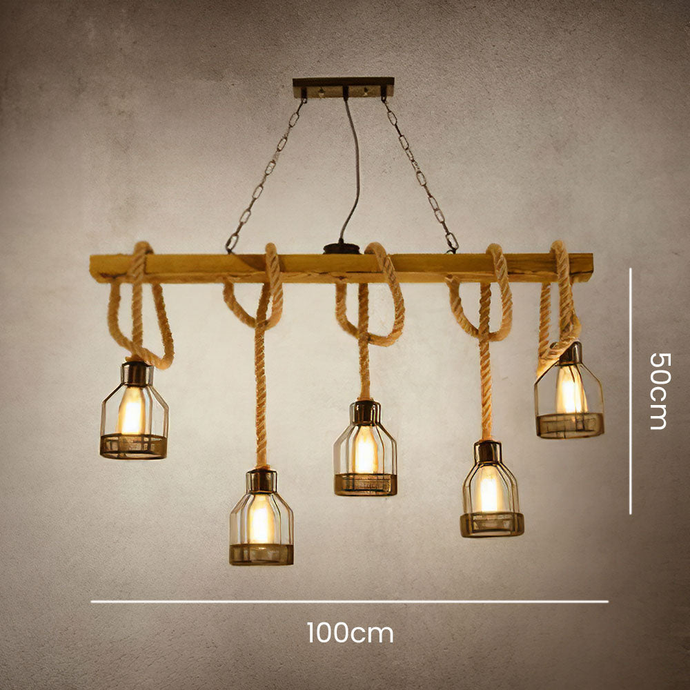 Contemporary Multi-Bulbs Black Ceiling Lights For Living Room