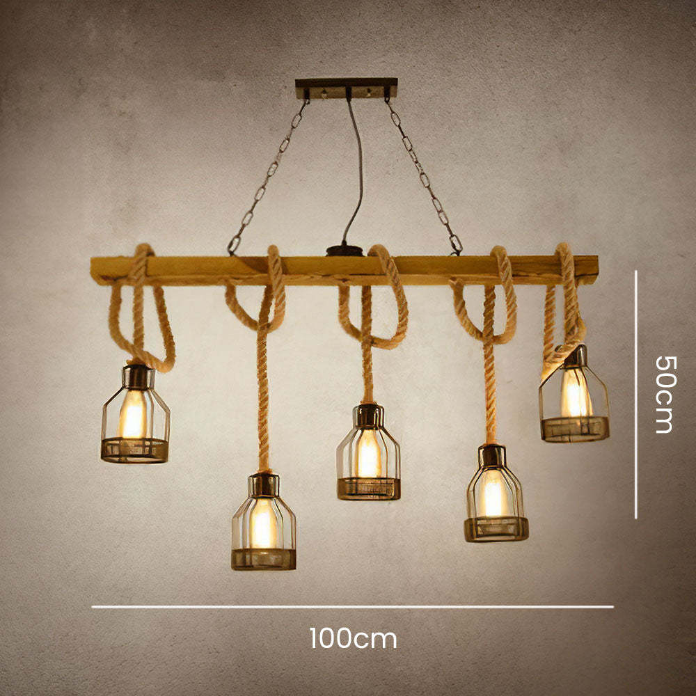 Contemporary Multi-Bulbs Black Ceiling Lights For Living Room