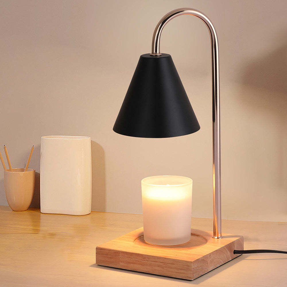 Wood Simple Iron Bedroom Mini Candle Warmer Light