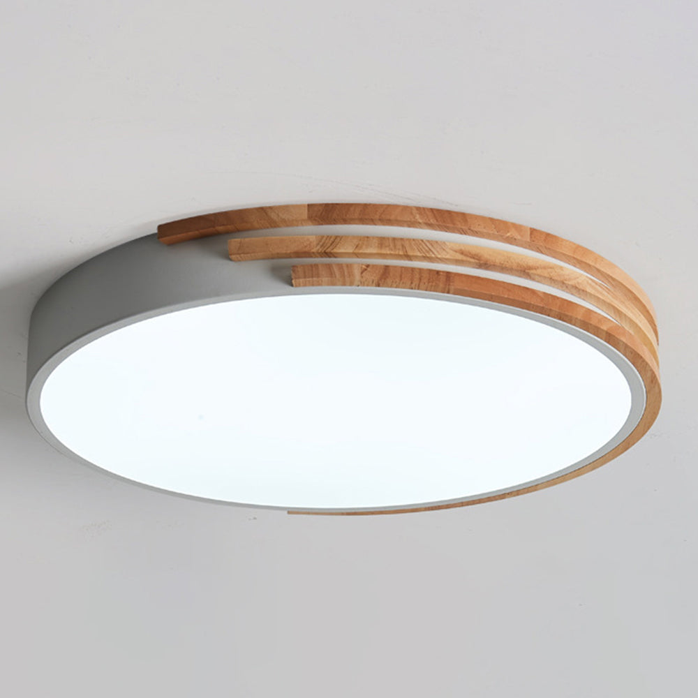 Modern Wood Bedroom LED Ceiling Lights
