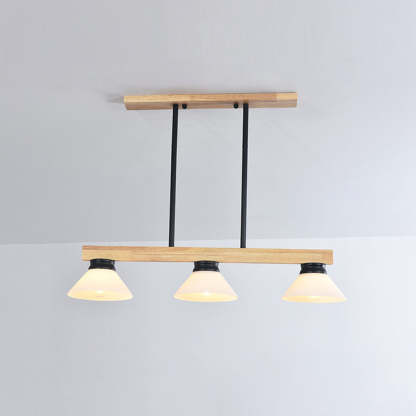 Contemporary Wooden Ceiling Lights For Kitchen Island