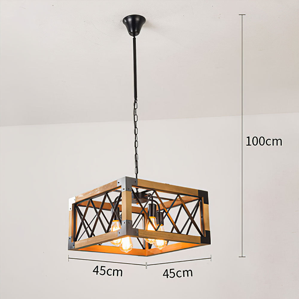 Industrial Black Metal Pendant light