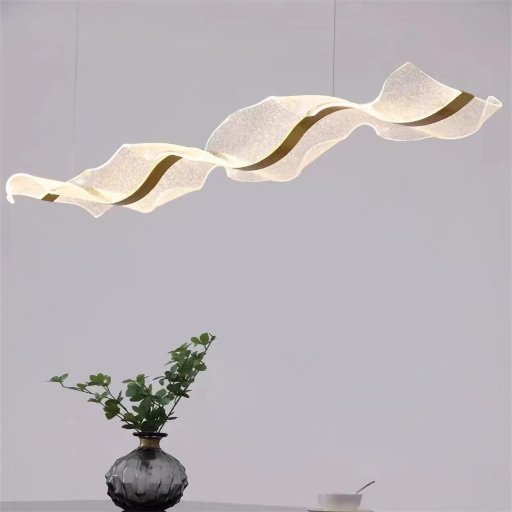 Designer Modern Nordic Wavy LED Island Lighting