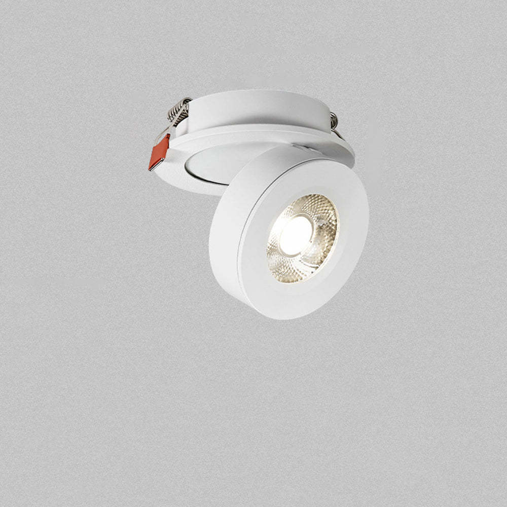360° Rotatable Compact Round Aluminum LED Ceiling Downlights For Hallway