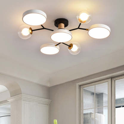 Multi Bulbs LED Colorful Living Room Ceiling Light