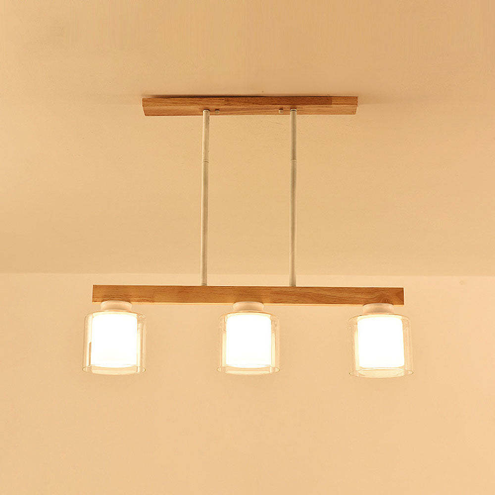 Modern Wood Bar pendant light For Kitchen Island