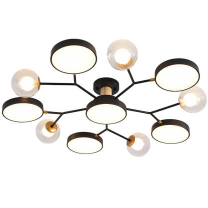 Multi Bulbs LED Colorful Living Room Ceiling Light