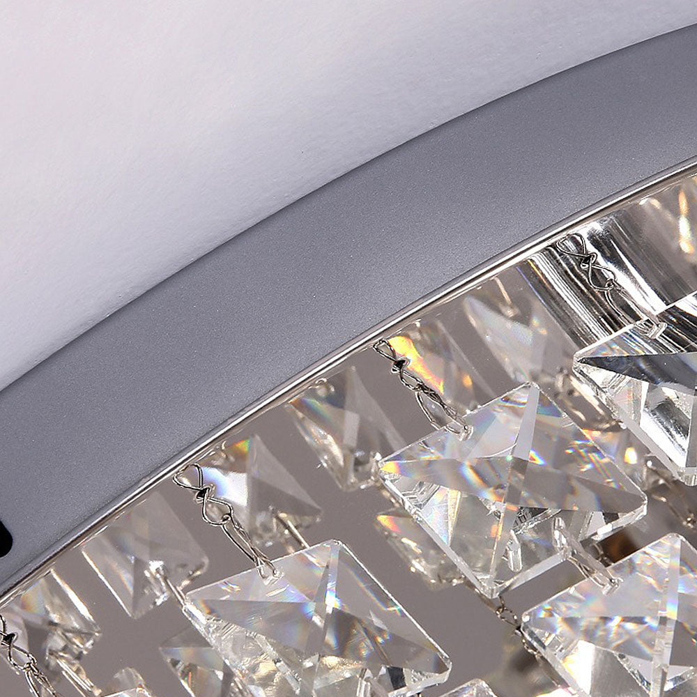 Round Crystal Bright Bedroom Ceiling Lights