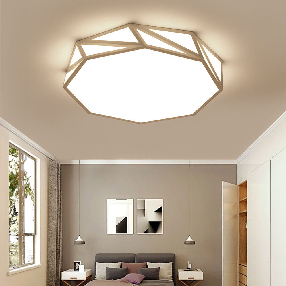 Industrial Acrylic LED Ceiling Light For Bedroom