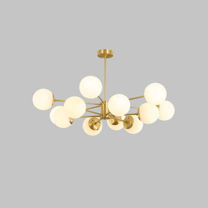 Modern Gold Luxury Brass Chandelier Light For Bedroom