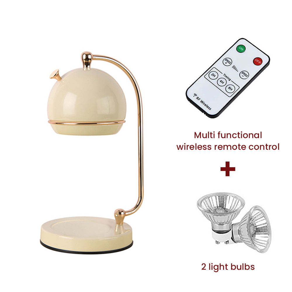 Contemporary Simple Glass White Nordic Candle Warmer Lamp