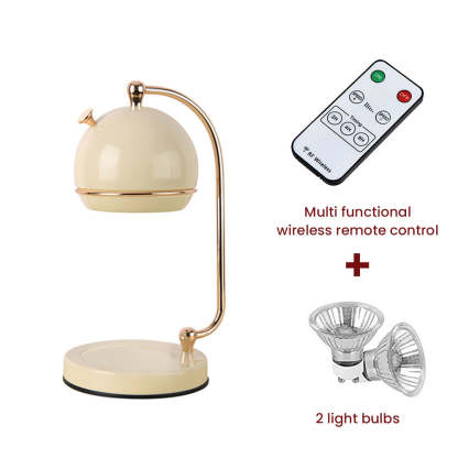 Contemporary Simple Glass White Nordic Candle Warmer Lamp