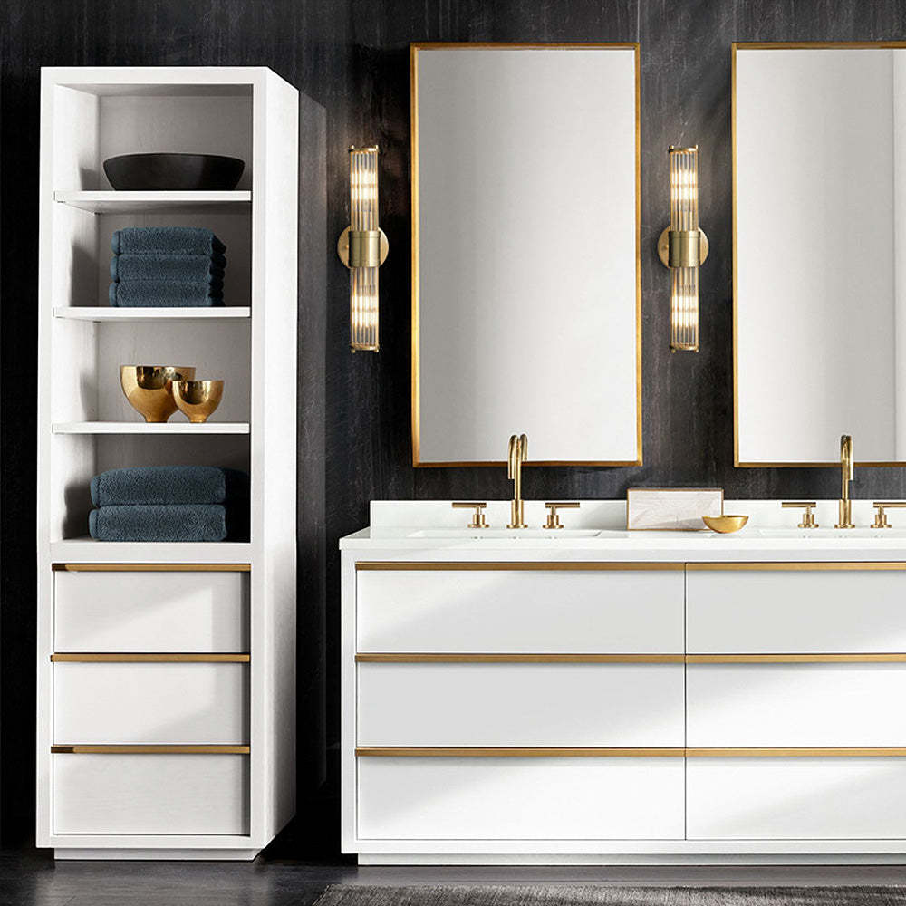 Modern Iron Gold Bathroom Wall Lights